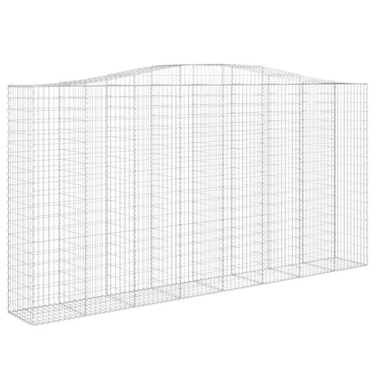 Cesti Gabbioni ad Arco 6 pz 400x50x200/220 cm Ferro Zincato | homemem39