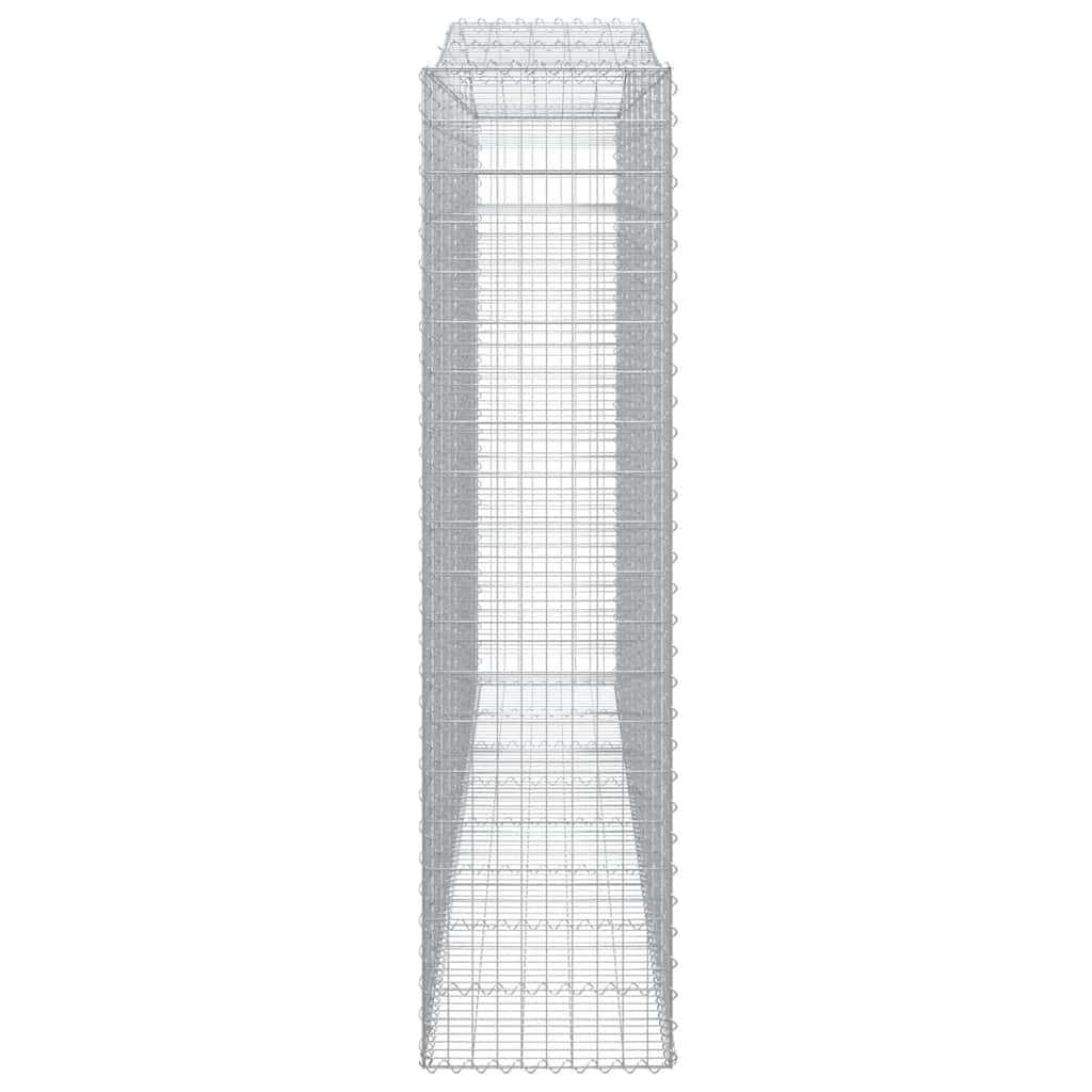 Cesti Gabbioni ad Arco 6 pz 400x50x200/220 cm Ferro Zincato | homemem39
