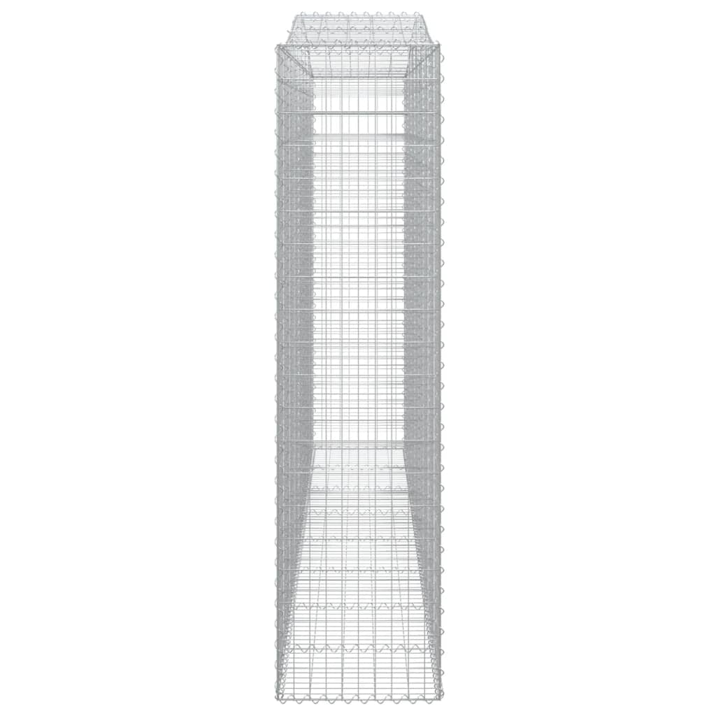 Cesti Gabbioni ad Arco 7 pz 400x50x200/220 cm Ferro Zincato | homemem39