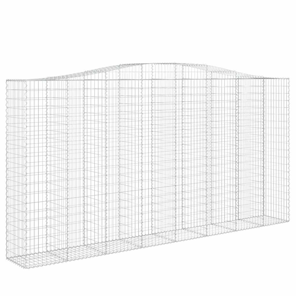 Cesti Gabbioni ad Arco 9 pz 400x50x200/220 cm Ferro Zincato | homemem39