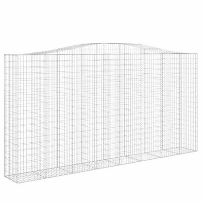 Cesti Gabbioni ad Arco 9 pz 400x50x200/220 cm Ferro Zincato | homemem39