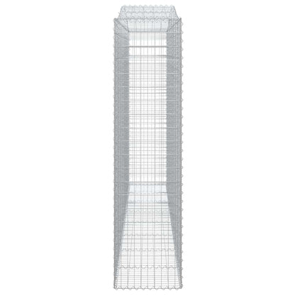 Cesti Gabbioni ad Arco 9 pz 400x50x200/220 cm Ferro Zincato | homemem39