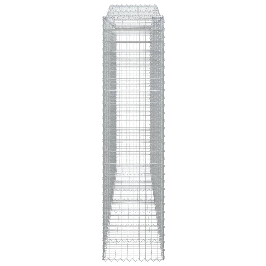 Cesti Gabbioni ad Arco 10 pz 400x50x200/220 cm Ferro Zincato | homemem39