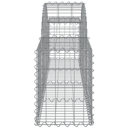Cesti Gabbioni ad Arco 20 pz 200x30x40/60 cm Ferro Zincato | homemem39