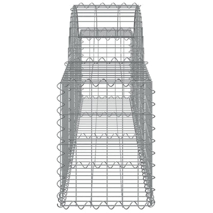 Cesti Gabbioni ad Arco 25 pz 200x30x40/60 cm Ferro Zincato | homemem39