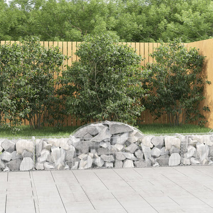 Cesti Gabbioni ad Arco 30 pz 200x30x40/60 cm Ferro Zincato | homemem39