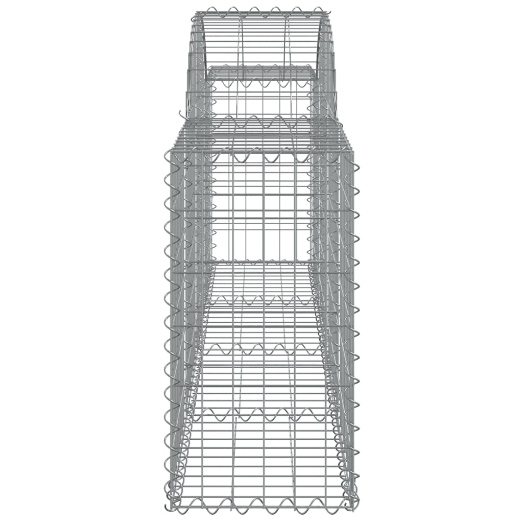 Cesti Gabbioni ad Arco 25 pz 200x30x60/80 cm Ferro Zincato | homemem39