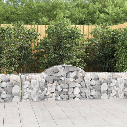 Cesti Gabbioni ad Arco 50 pz 200x30x60/80 cm Ferro Zincato