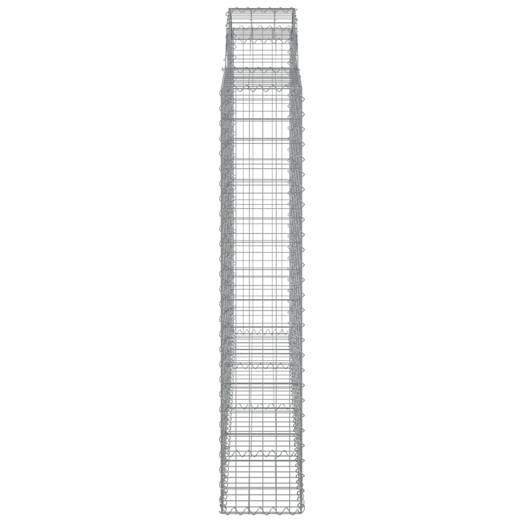Cesti Gabbioni ad Arco 2 pz 200x30x160/180 cm Ferro Zincato | homemem39