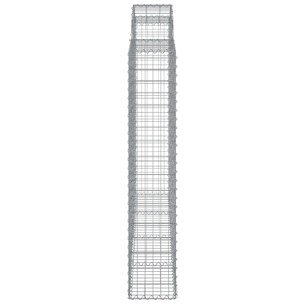 Cesti Gabbioni ad Arco 3 pz 200x30x160/180 cm Ferro Zincato | homemem39