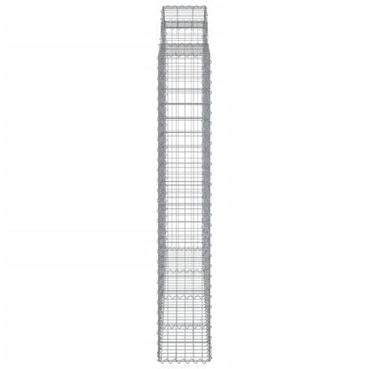 Cesti Gabbioni ad Arco 2 pz 200x30x180/200 cm Ferro Zincato