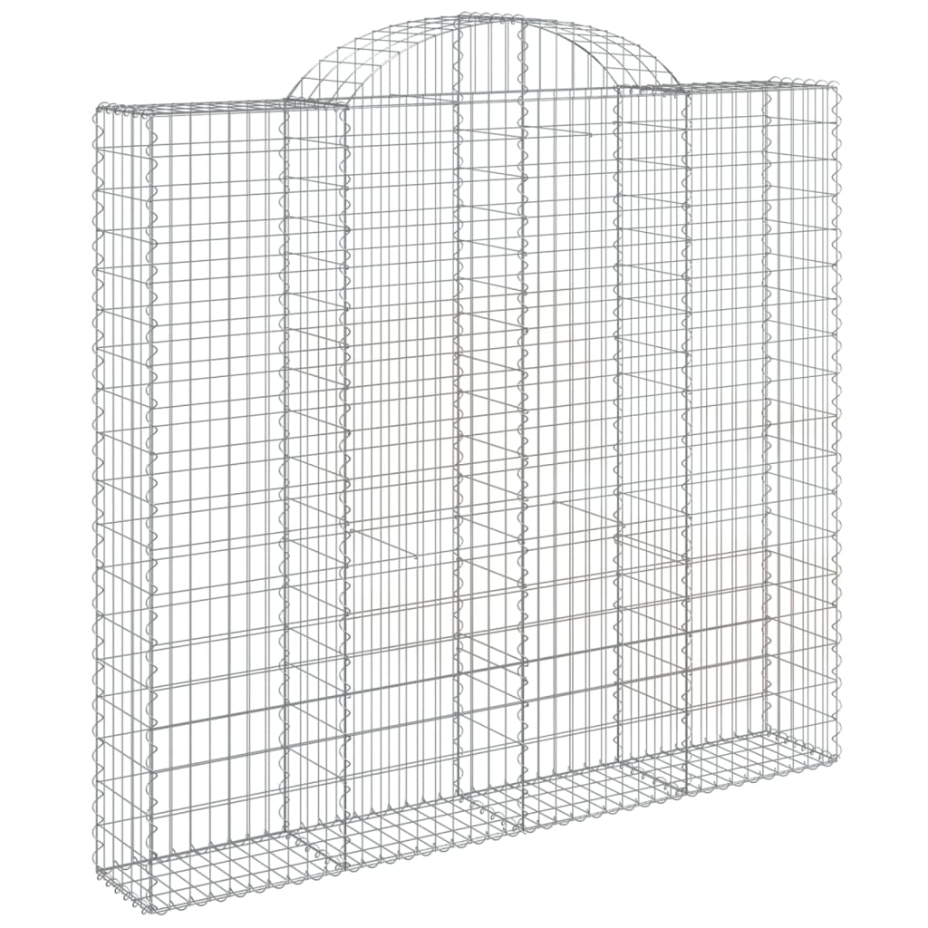 Cesti Gabbioni ad Arco 5 pz 200x30x180/200 cm Ferro Zincato | homemem39