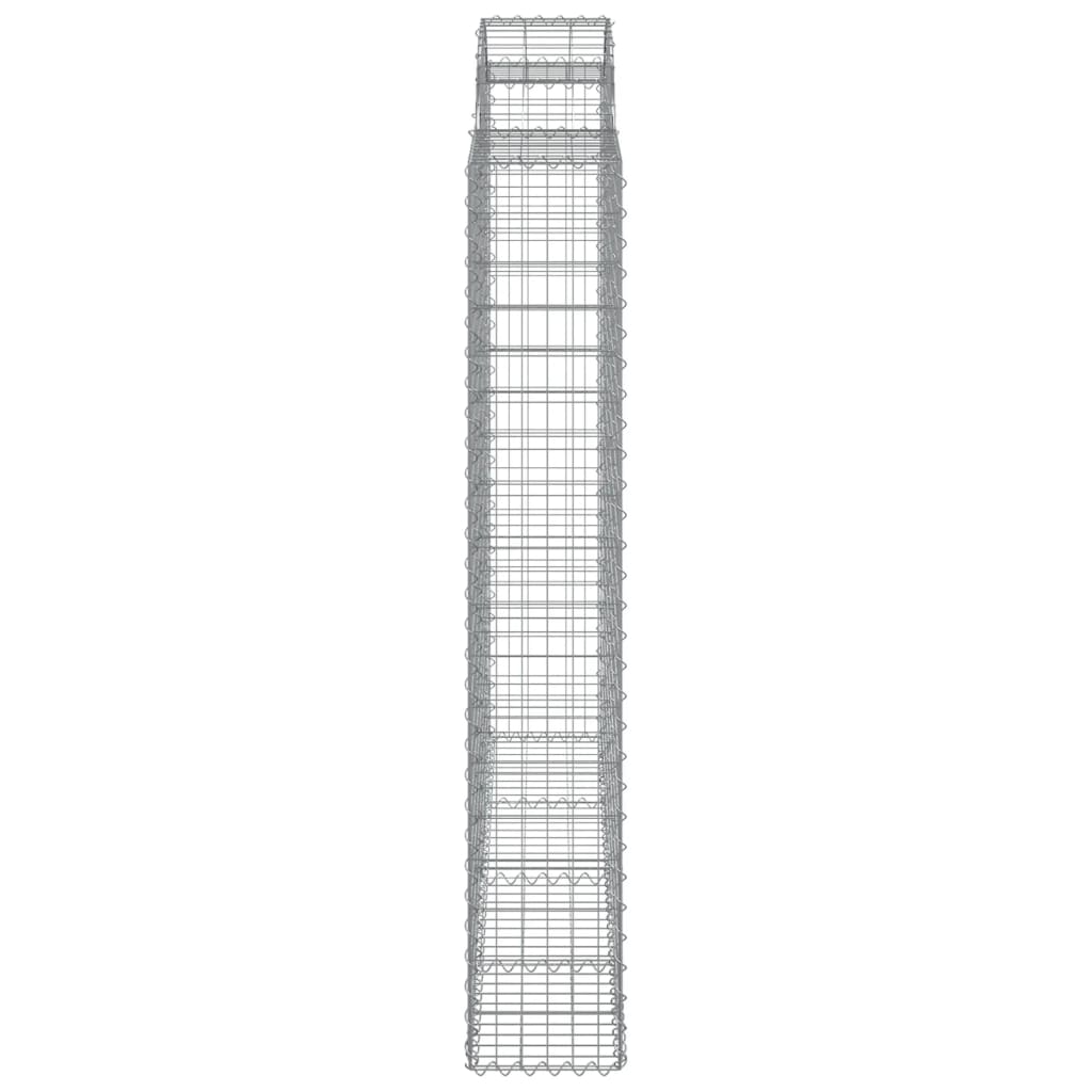 Cesti Gabbioni ad Arco 5 pz 200x30x180/200 cm Ferro Zincato | homemem39