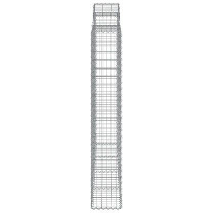 Cesti Gabbioni ad Arco 5 pz 200x30x180/200 cm Ferro Zincato | homemem39