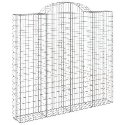 Cesti Gabbioni ad Arco 6 pz 200x30x180/200 cm Ferro Zincato | homemem39