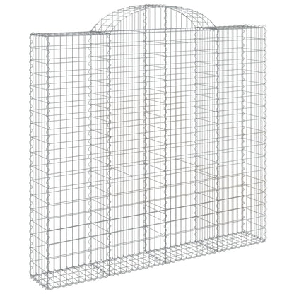 Cesti Gabbioni ad Arco 7 pz 200x30x180/200 cm Ferro Zincato | homemem39