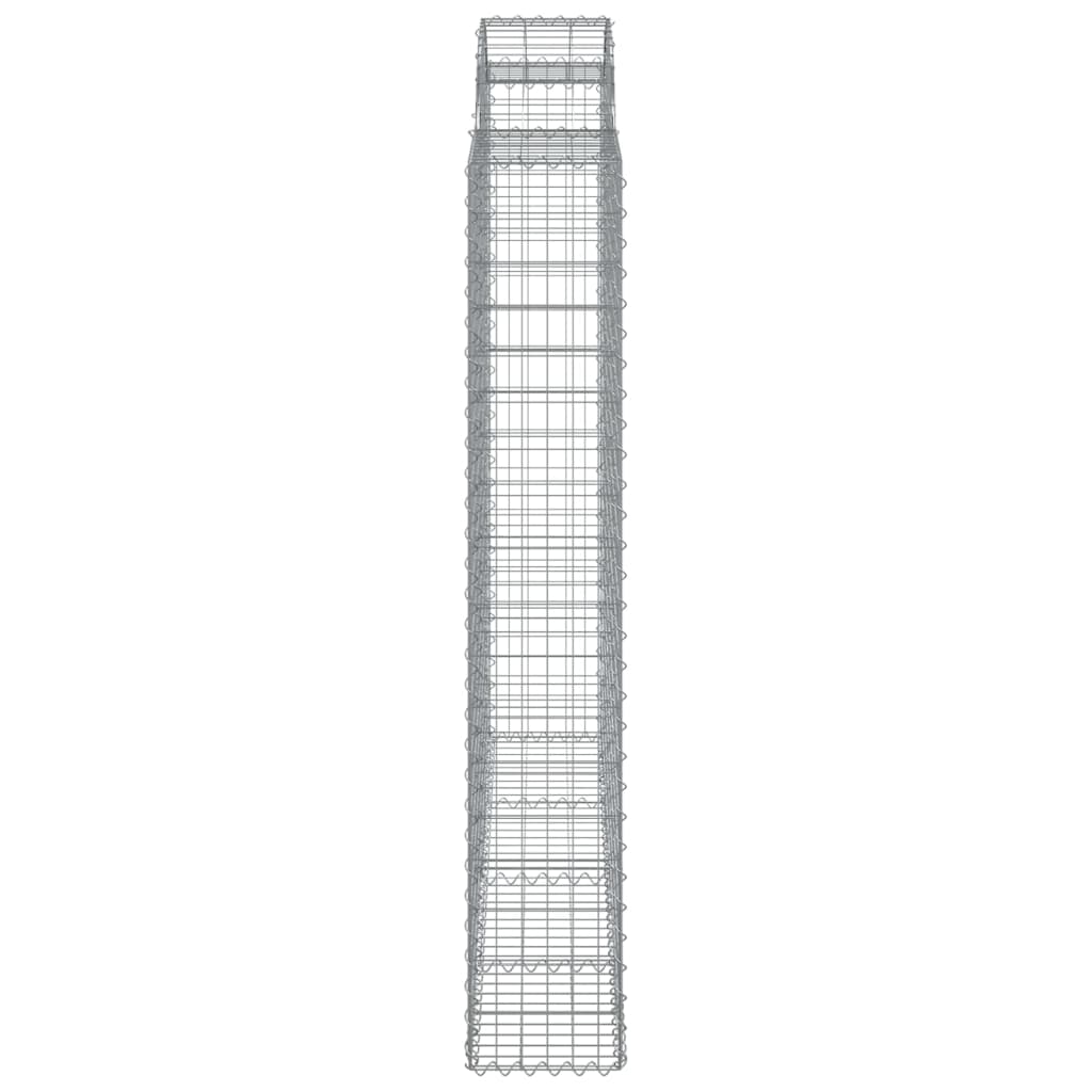 Cesti Gabbioni ad Arco 7 pz 200x30x180/200 cm Ferro Zincato | homemem39