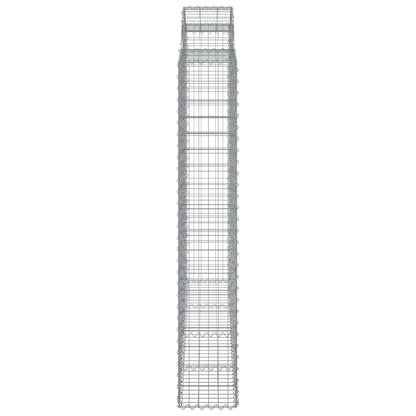 Cesti Gabbioni ad Arco 7 pz 200x30x180/200 cm Ferro Zincato | homemem39