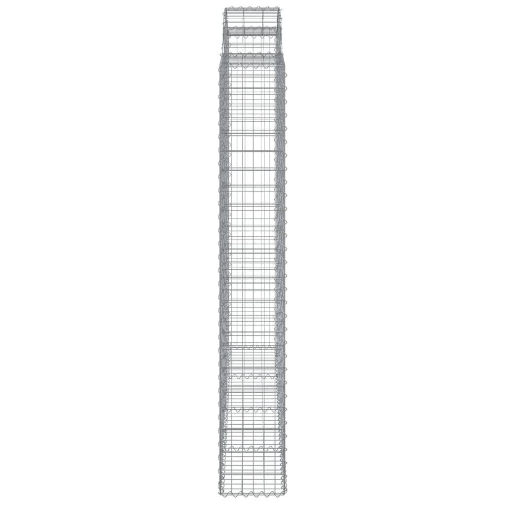 Cesti Gabbioni ad Arco 2 pz 200x30x200/220 cm Ferro Zincato | homemem39