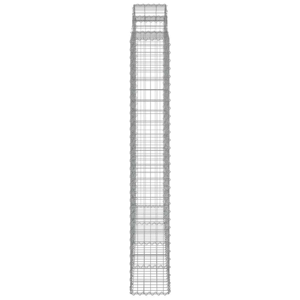 Cesti Gabbioni ad Arco 7 pz 200x30x200/220 cm Ferro Zincato | homemem39