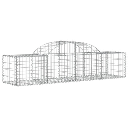 Cesti Gabbioni ad Arco 40 pz 200x50x40/60 cm Ferro Zincato | homemem39
