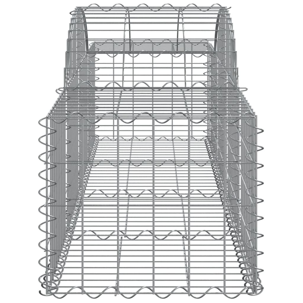 Cesti Gabbioni ad Arco 40 pz 200x50x40/60 cm Ferro Zincato | homemem39