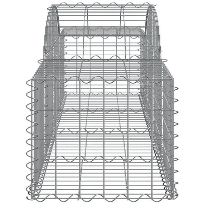 Cesti Gabbioni ad Arco 40 pz 200x50x40/60 cm Ferro Zincato | homemem39