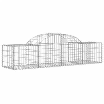 Cesti Gabbioni ad Arco 50 pz 200x50x40/60 cm Ferro Zincato | homemem39