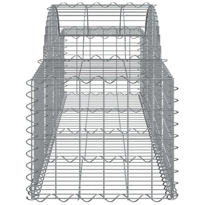 Cesti Gabbioni ad Arco 50 pz 200x50x40/60 cm Ferro Zincato | homemem39