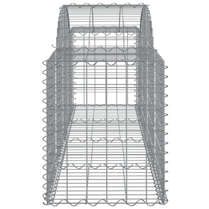 Cesti Gabbioni ad Arco 20 pz 200x50x60/80 cm Ferro Zincato - homemem39