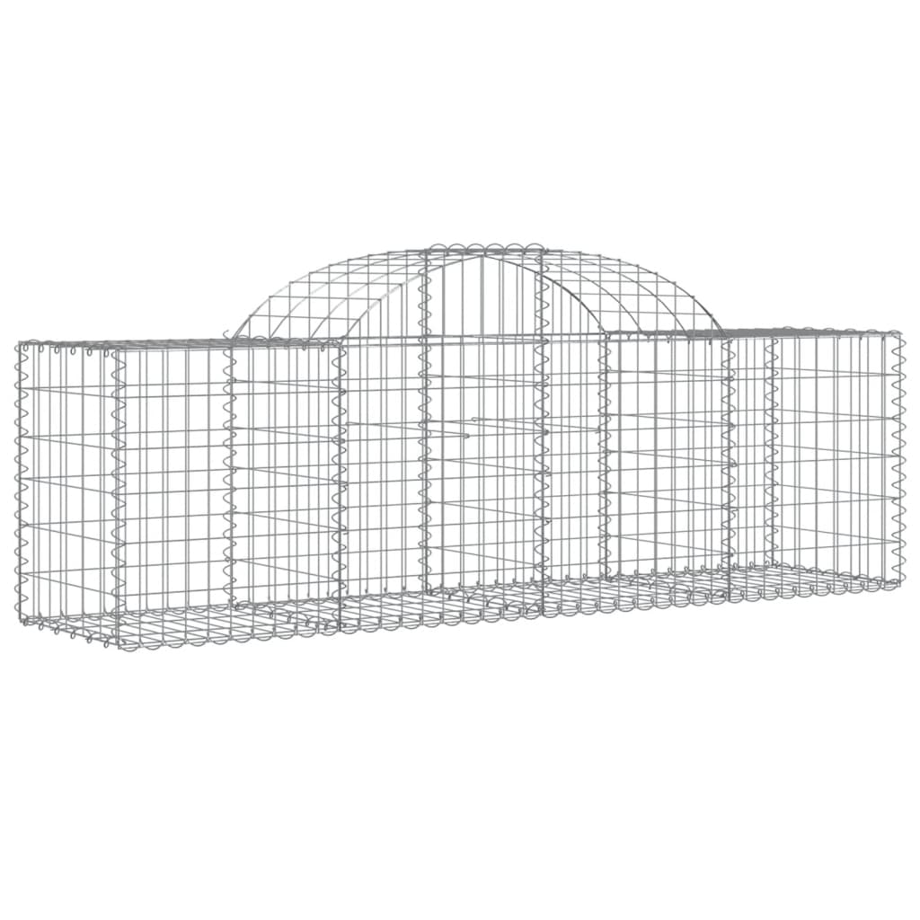 Cesti Gabbioni ad Arco 50 pz 200x50x60/80 cm Ferro Zincato | homemem39