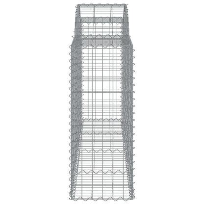 Cesti Gabbioni ad Arco 20 pz 200x50x100/120 cm Ferro Zincato - homemem39