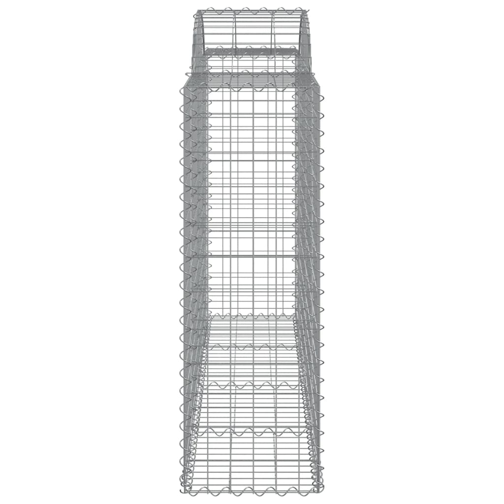 Cesti Gabbioni ad Arco 40 pz 200x50x120/140 cm Ferro Zincato | homemem39