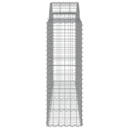 Cesti Gabbioni ad Arco 40 pz 200x50x120/140 cm Ferro Zincato | homemem39