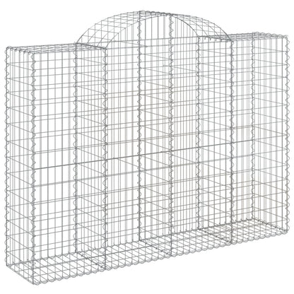Cesti Gabbioni ad Arco 40 pz 200x50x140/160 cm Ferro Zincato | homemem39