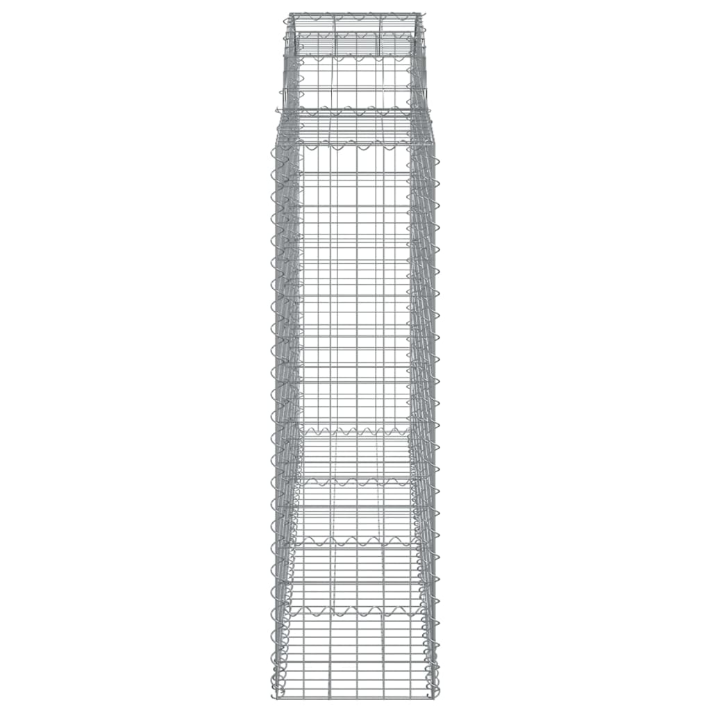 Cesti Gabbioni ad Arco 40 pz 200x50x140/160 cm Ferro Zincato | homemem39