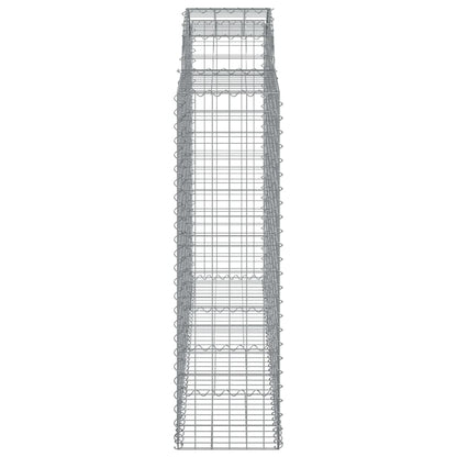 Cesti Gabbioni ad Arco 40 pz 200x50x140/160 cm Ferro Zincato | homemem39