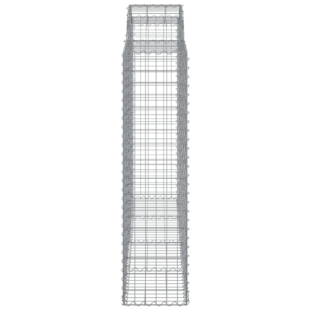 Cesti Gabbioni ad Arco 2 pz 200x50x160/180 cm Ferro Zincato - homemem39