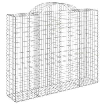 Cesti Gabbioni ad Arco 18 pz 200x50x160/180 cm Ferro Zincato
