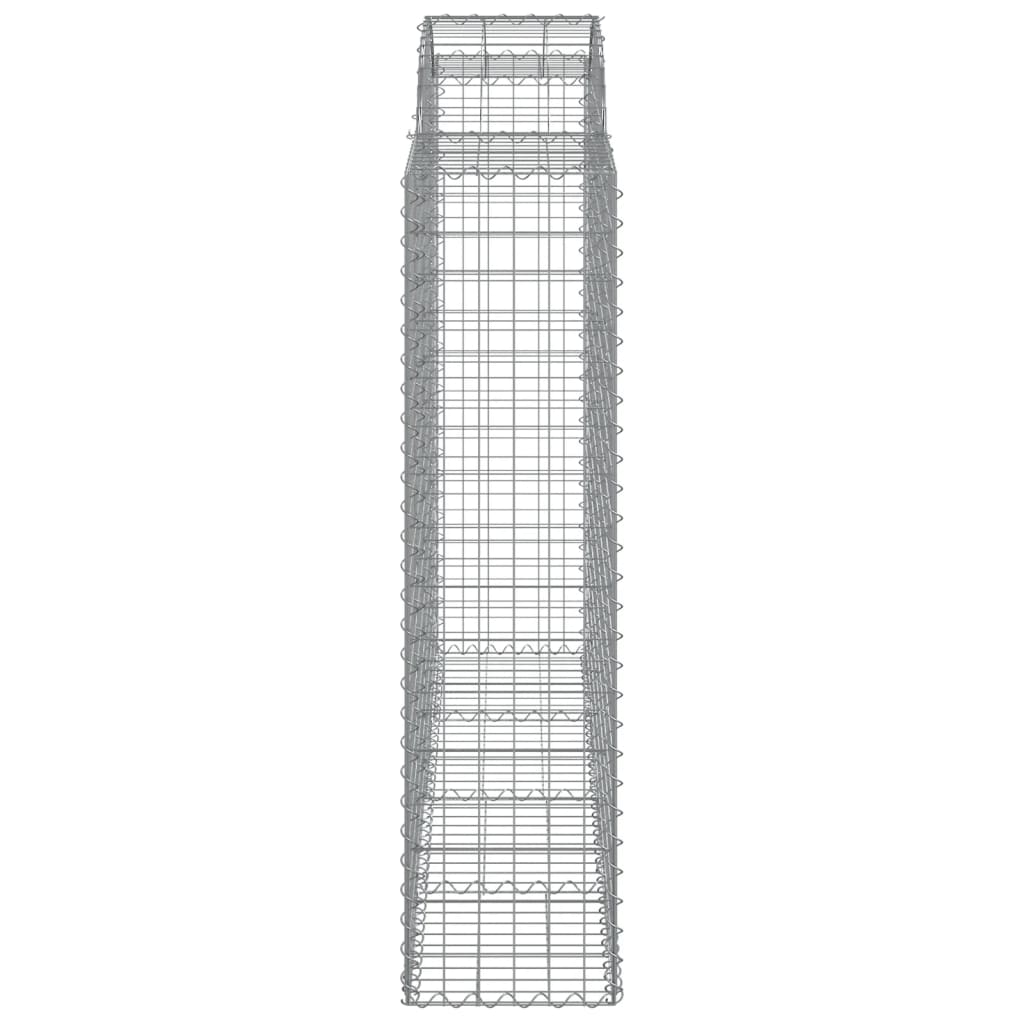 Cesti Gabbioni ad Arco 18 pz 200x50x160/180 cm Ferro Zincato | homemem39
