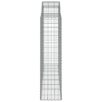Cesti Gabbioni ad Arco 18 pz 200x50x160/180 cm Ferro Zincato | homemem39