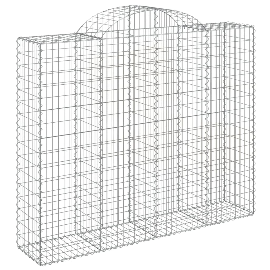 Cesti Gabbioni ad Arco 20 pz 200x50x160/180 cm Ferro Zincato | homemem39