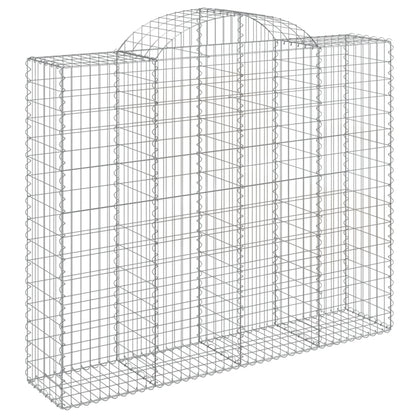 Cesti Gabbioni ad Arco 20 pz 200x50x160/180 cm Ferro Zincato | homemem39