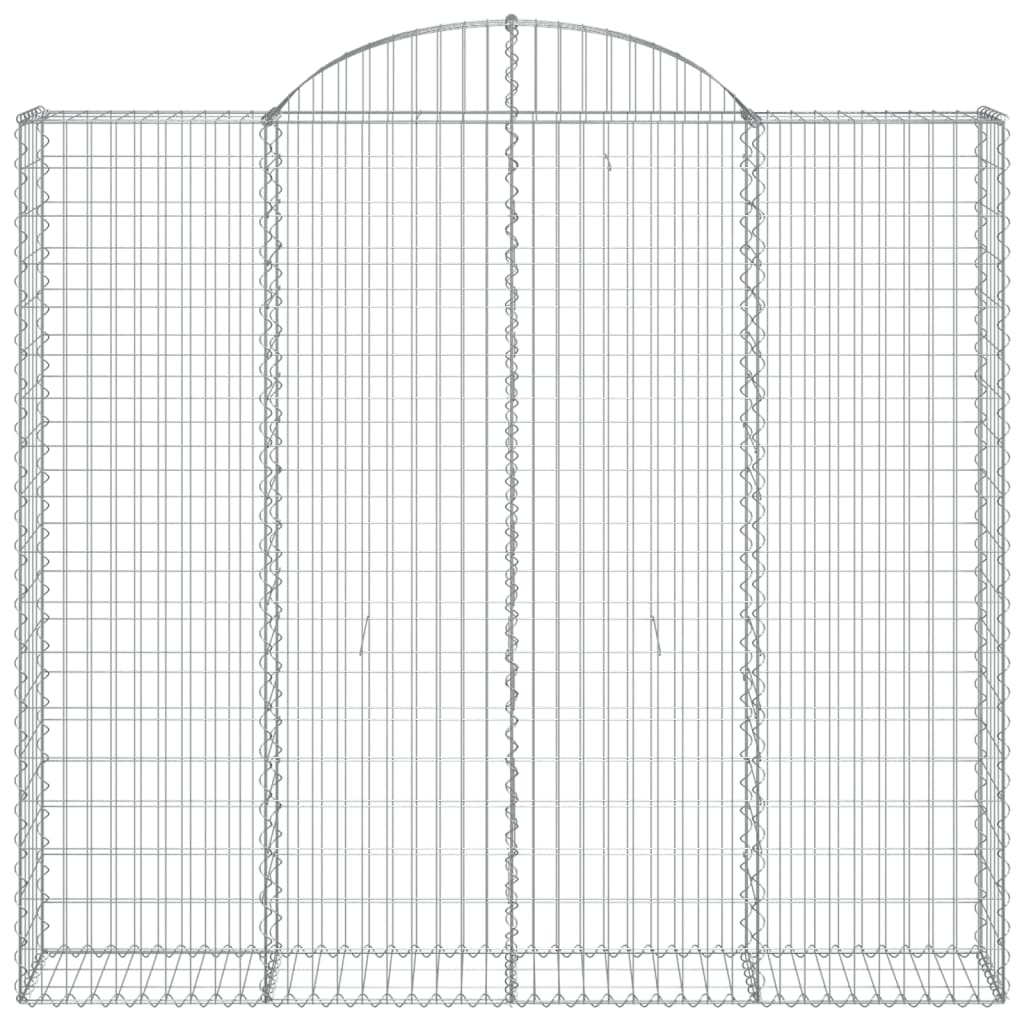 Cesti Gabbioni ad Arco 14 pz 200x50x180/200 cm Ferro Zincato - homemem39