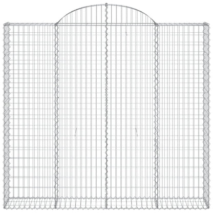 Cesti Gabbioni ad Arco 25 pz 200x50x180/200 cm Ferro Zincato