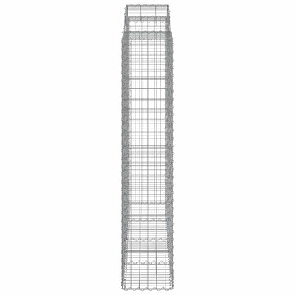 Cesti Gabbioni ad Arco 9 pz 200x50x200/220 cm Ferro Zincato | homemem39