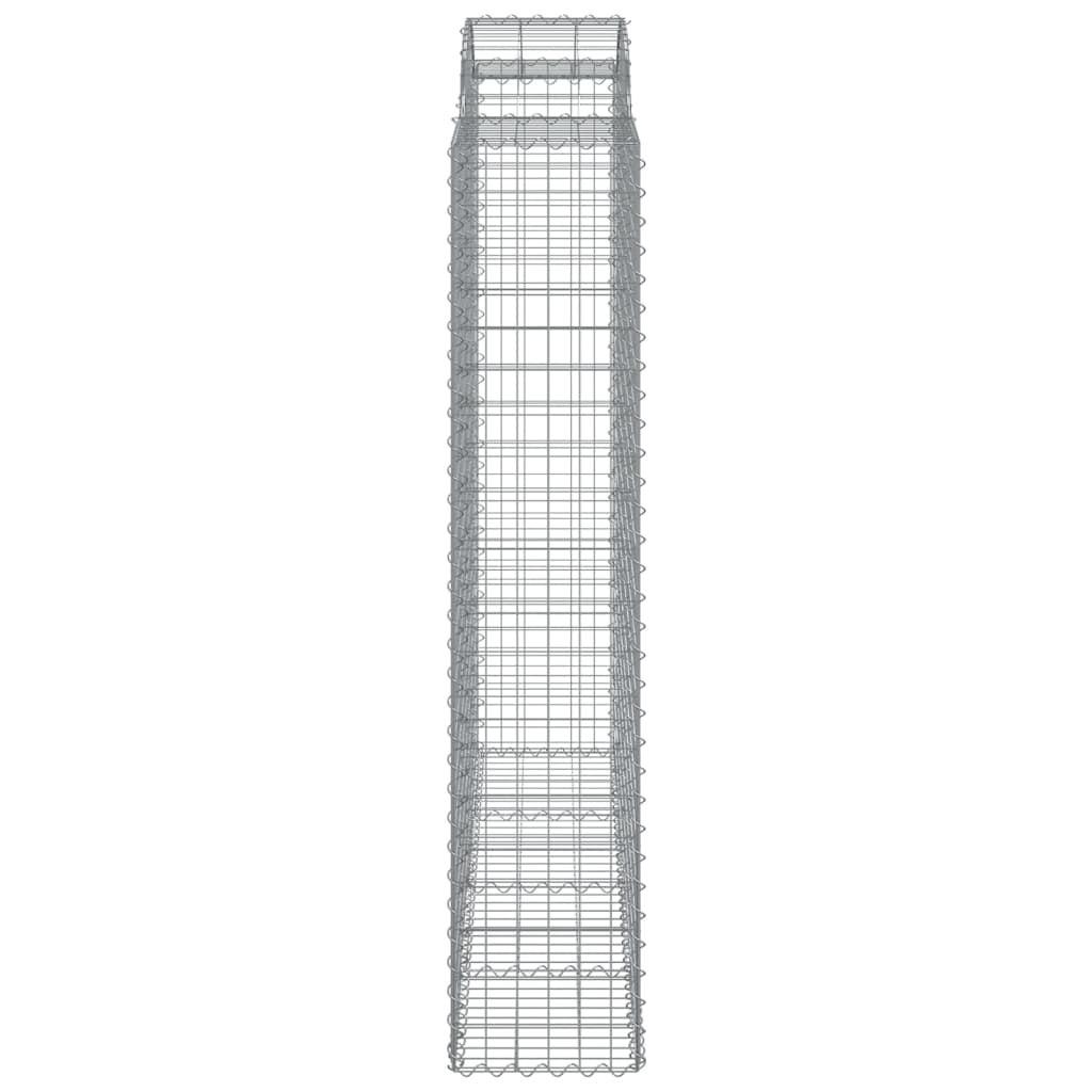 Cesti Gabbioni ad Arco 10 pz 200x50x200/220 cm Ferro Zincato | homemem39