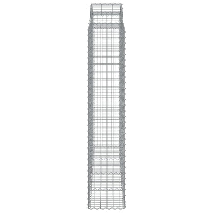 Cesti Gabbioni ad Arco 10 pz 200x50x200/220 cm Ferro Zincato | homemem39