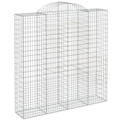 Cesti Gabbioni ad Arco 11 pz 200x50x200/220 cm Ferro Zincato | homemem39