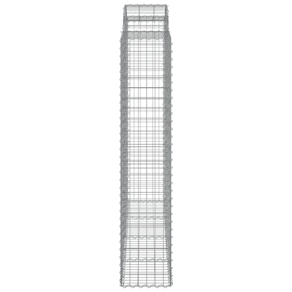 Cesti Gabbioni ad Arco 11 pz 200x50x200/220 cm Ferro Zincato | homemem39